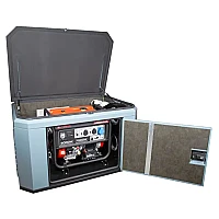 Генератор A-iPower A8000EAX в супертихом зимнем кожухе 1400SS RAL 7031