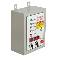 Бензиновый генератор A-iPower A9000TEAX в тихом зимнем кожухе 1200 RAL 7035 + блок автозапуска A-iPower 400 В, 25 А