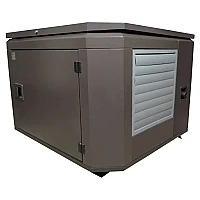 Бензиновый генератор FUBAG BS 7500 A ES в тихом зимнем кожухе 1200 RAL 8019