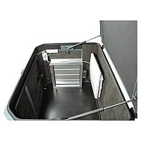 Бензиновый генератор FUBAG BS 7500 A ES в тихом зимнем кожухе 1200 RAL 7024