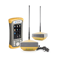 Комплект из двух приемников Topcon Hiper VR UHF/GSM и контроллера FC-500